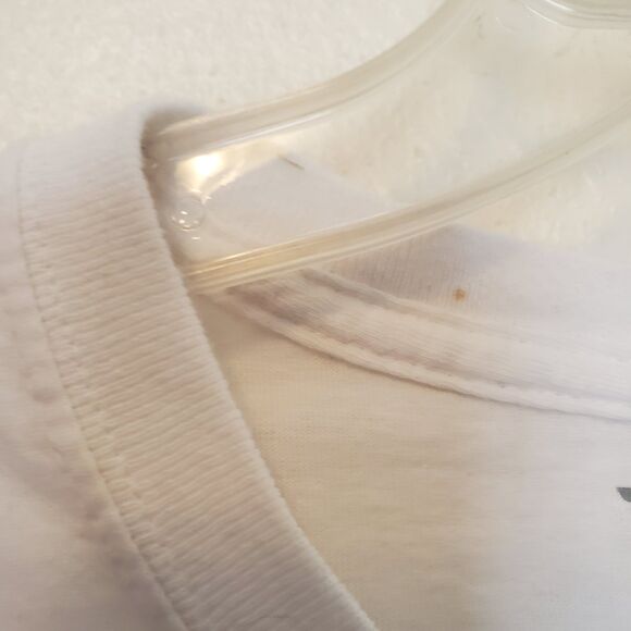 Top Gun T-Shirt Logo Circle Of Stars Graphic Print Mens Size XL White - Picture 3 of 10